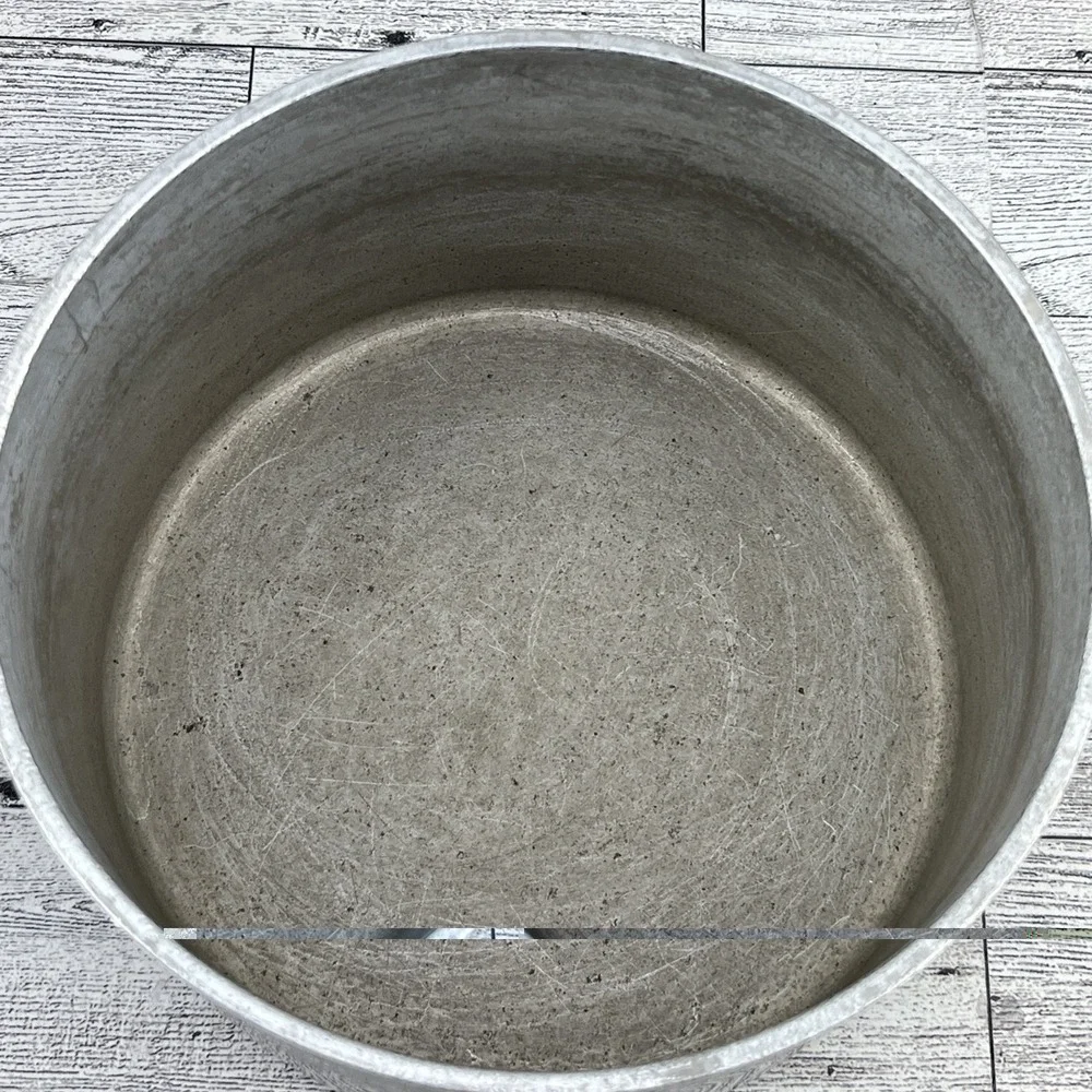 Vintage Wear-Ever Aluminum No. 701 1/2 Pot Sauce‎ Pan Wooden Handle Lid 1.5 QT